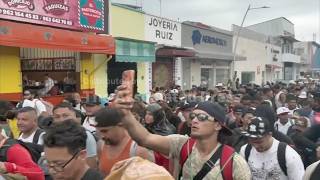 Migrant caravan sets out from southern Mexico amid asylum delays and unemployment