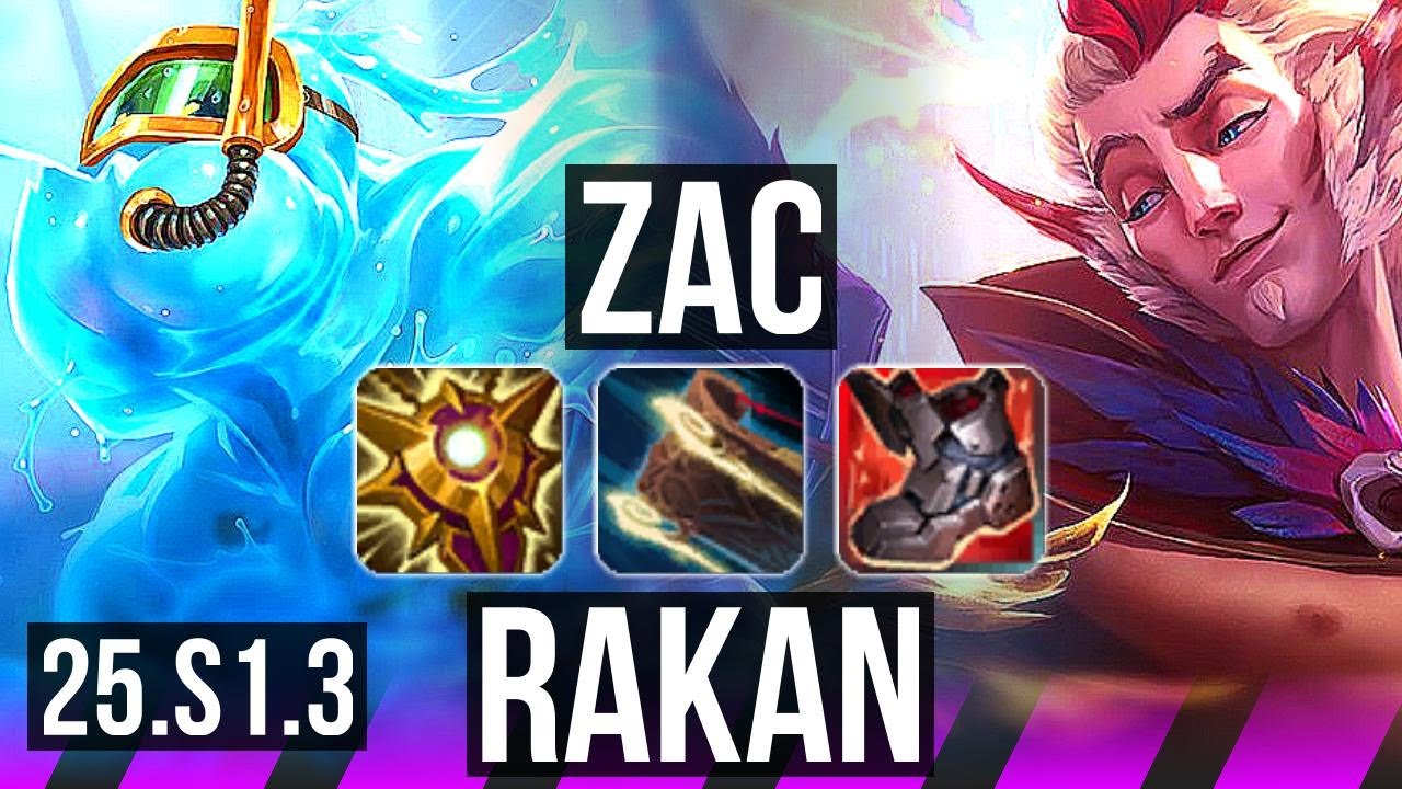 ZAC & Kai'Sa vs RAKAN & Jhin (SUP) | 2/3/20 | KR Master | 25.S1.3