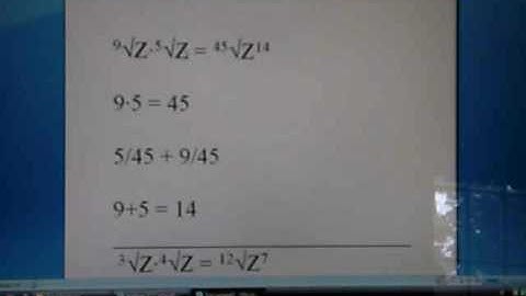 Multiplying Radicals with Different Indexes Part 3