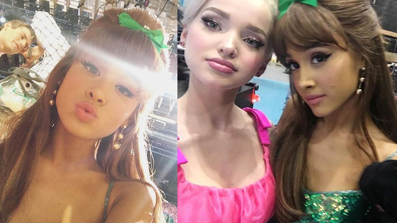 Ariana Grande Posts Selfies As Penny With Hairspray Live Cast On Set