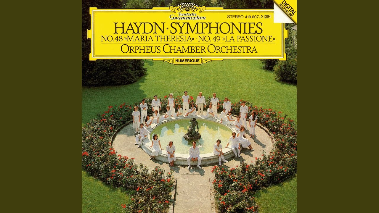 Ver Haydn: Symphony No. 49 in F Minor, Hob. I:49 "La passione": IV. Finale. Presto en YouTube Ver Haydn: Symphony No. 49 in F Minor, Hob. I:49 "La passione": IV. Finale. Presto en YouTube