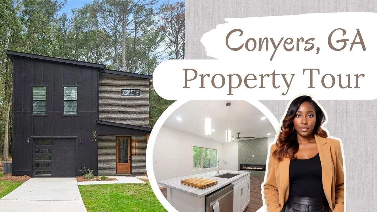 Мы вернулись! Новый дом, построенный по индивидуальному проекту, в Коньерсе, штат Джорджия | Полн...