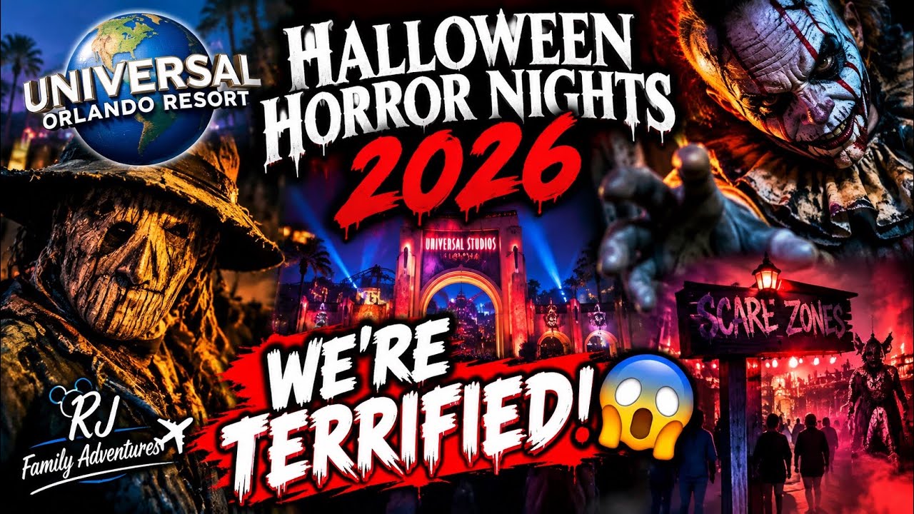 HALLOWEEN HORROR NIGHTS 2026! 👻 Our Terrifying Night at Universal Orlando!