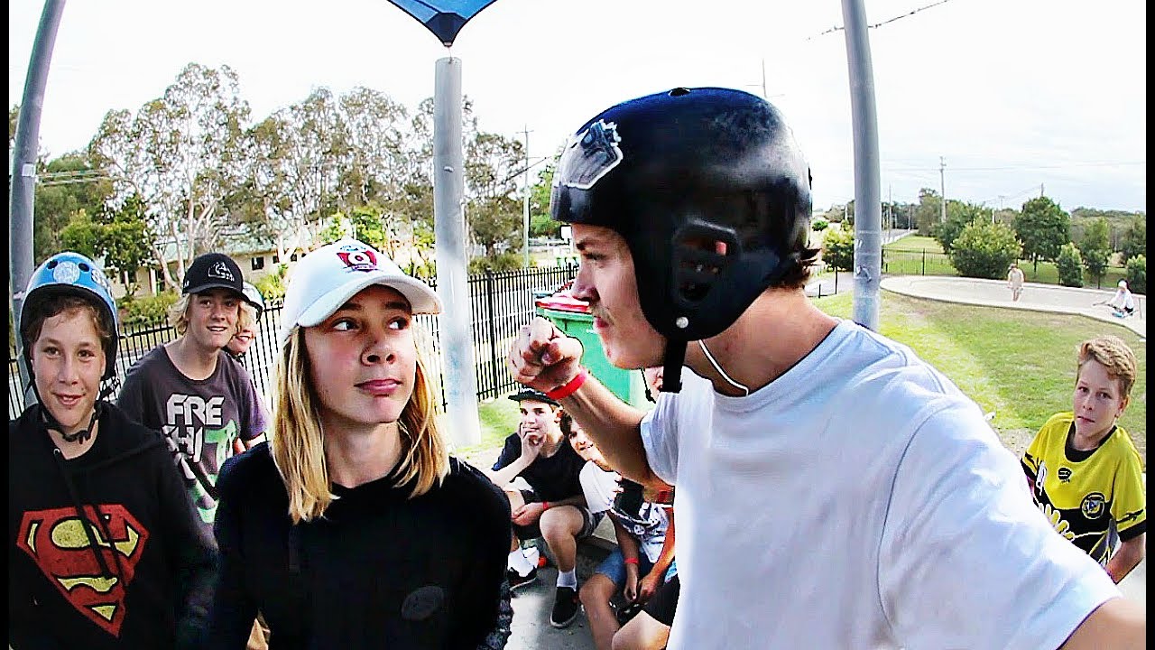 SKATEBOARDER VS SCOOTER RIDER!