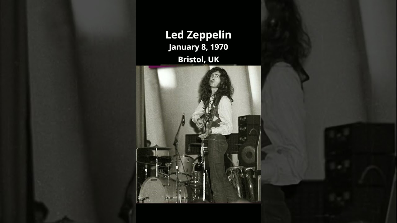 Led Zeppelin - January 8, 1970 Bristol #shorts - YouTube