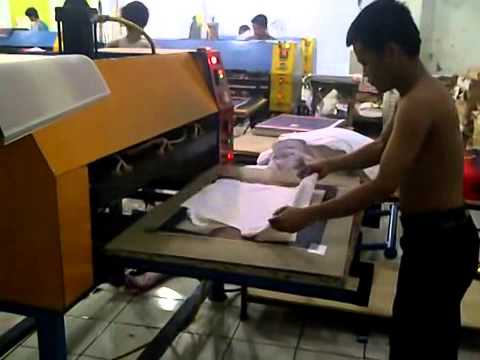 jual mesin  heat press  sublimasi  cocok untuk garmen order 