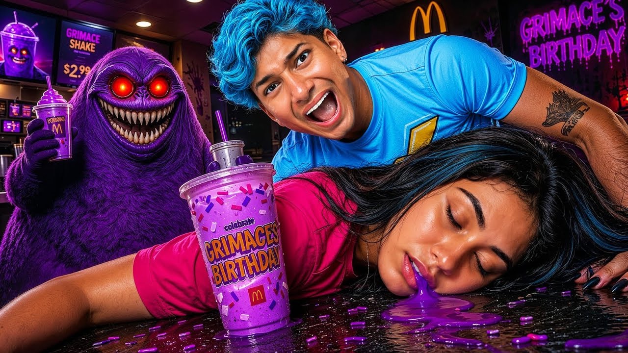 NUNCA BEBA O GRIMACE SHAKE O PIOR ACONTECEU COM A LARI! *socorro