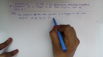 12th maths l Two Dimensional Analytical Geometry II l Exercise:5.1(8)
