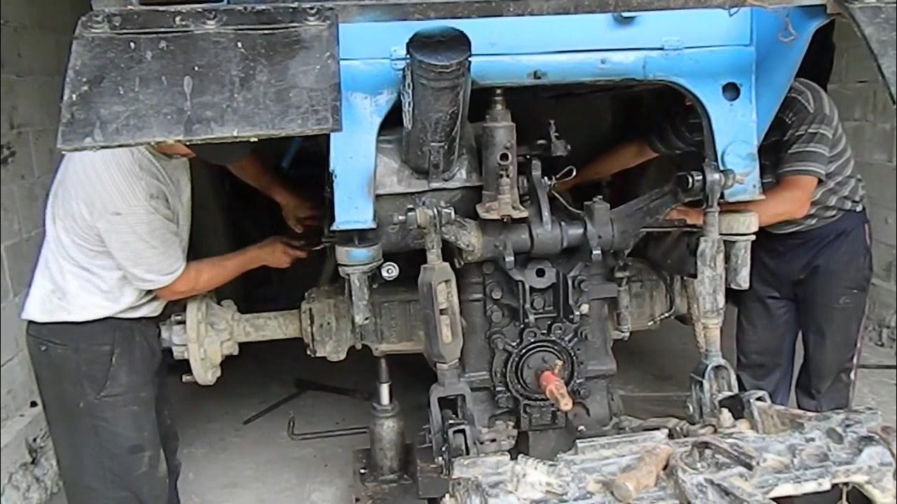 Ремонт задней полуоси на МТЗ-80 - YouTube