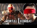 *PLAYING BLINDFOLDED!* Kenshi Challenge - Mortal Kombat 1 Online