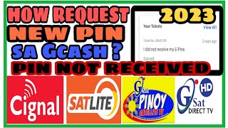 PAANO MAG REQUEST NG PIN KAY GCASH KAPAG HINDI DUMATING | satlite cignal gsat at gpinoy