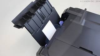 Canon PIXMA G7020 - Loading The Rear Tray