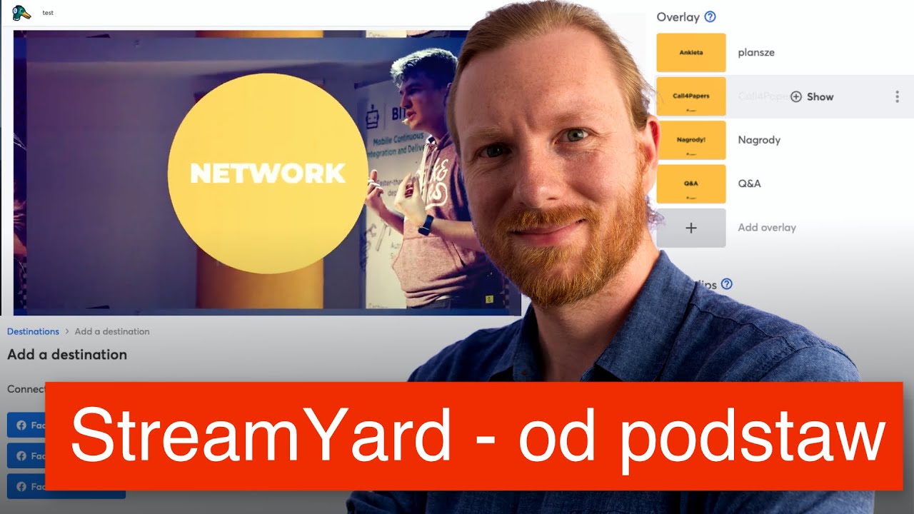 Jak zrobić LIVE w STREAMYARD - tutorial krok po kroku - YouTube