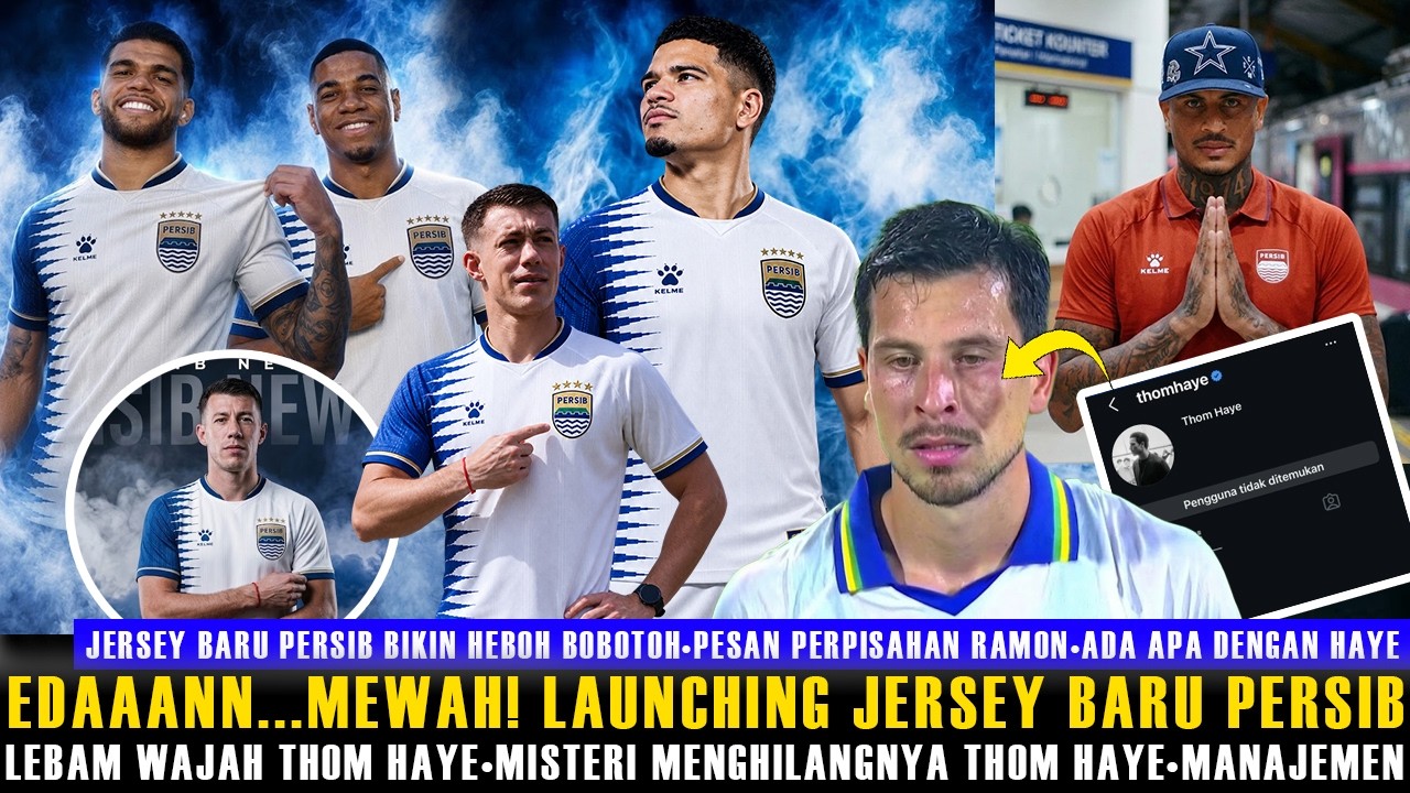 🔵MEWAH! LAUNCHING JERSEY BARU PERSIB😱WAJAH LEBAM! THOM … — Transcript