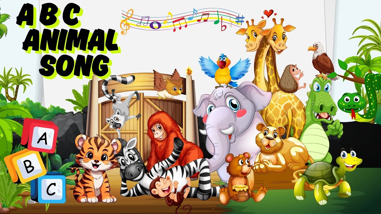 ABC Animal song for kids | Fun Alphabet Learning With Animals! - YouTube