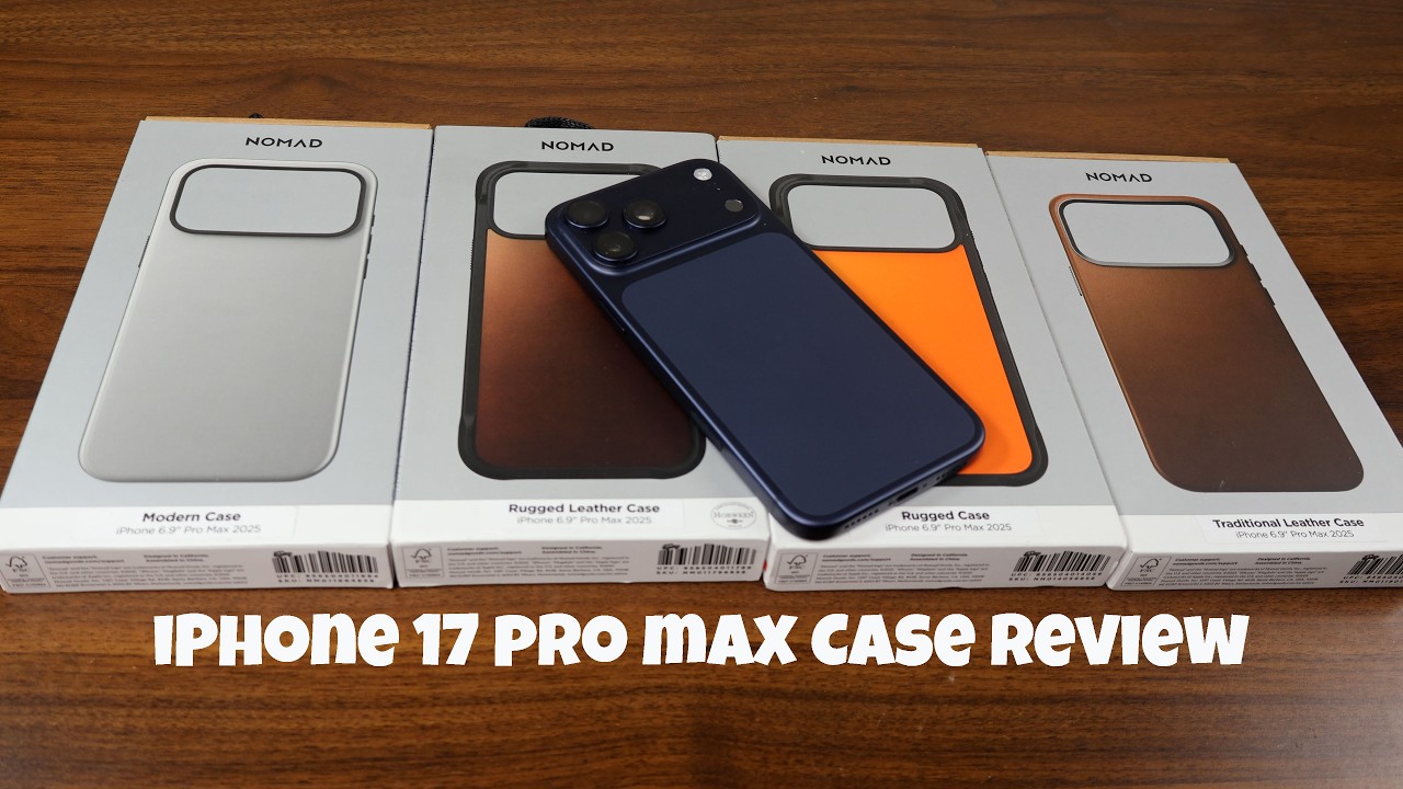 iPhone 17 Pro Nomad Case Review: Horween Leather! - YouTube
