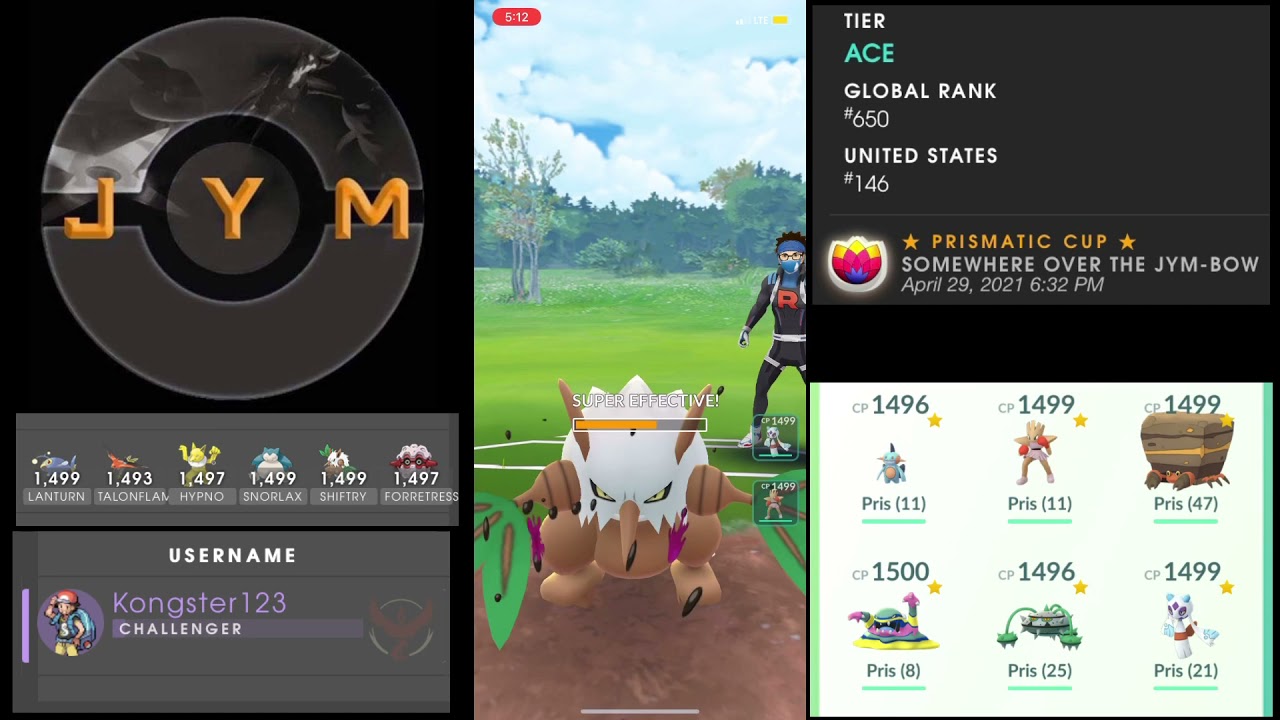 Pokémon Go Prismatic Cup Tournament Recap