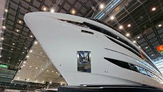 Super Flybridge Yacht Princess X95  boot Düsseldorf  Nautic Markt TV