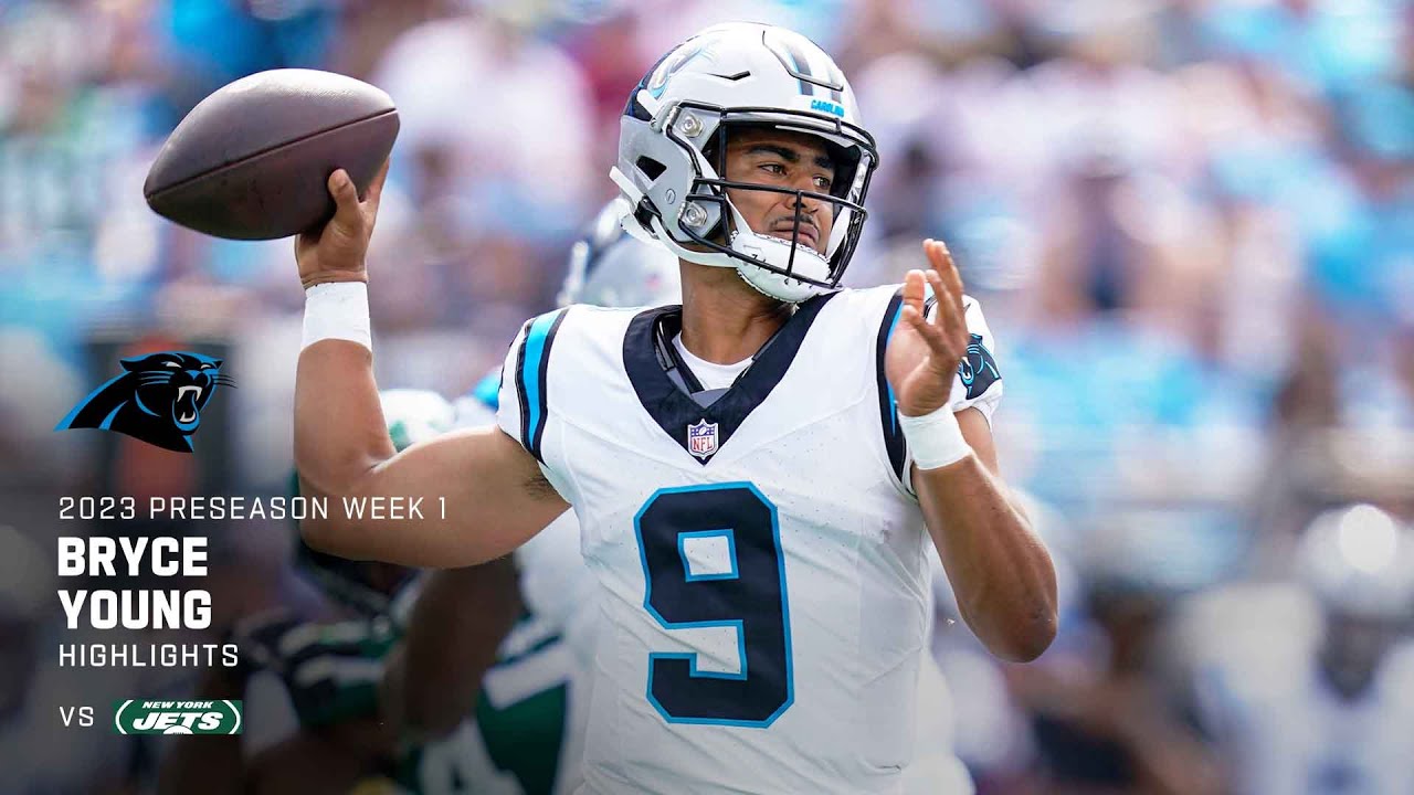 Every Bryce Young Pass Attempt vs. New York Jets | 2023 Preseason Week 1