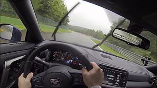 2017 Nissan GT-R First Drive - lapping Spa Francorchamps in torrential conditions