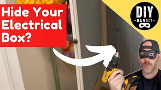 ️ How to Conceal / Hide / Cover Your Electrical Breaker Box  |  Clever + Practical!