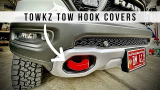Towkz Tow Hook Covers  Ram Rebel