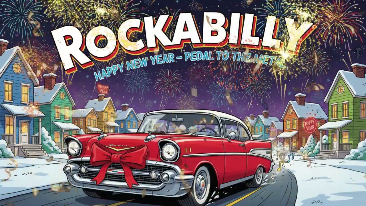ROCKABILLY NEW YEAR DANCE PARTY 🎉🎸🚗🎶 VINTAGE MUSIC MAGIC ✨💃