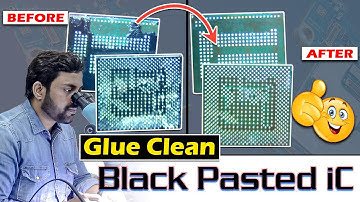 Black Pasted iC को कैसे Clean किया जाता है | #blackpastedic #Remove & #Clean #tips
