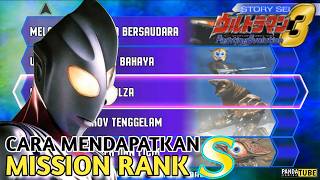 Tutorial Cara Mendapatkan MISSION Rank S - Ultraman Tiga Vs GOLZA UF3 (PS2) screenshot 3