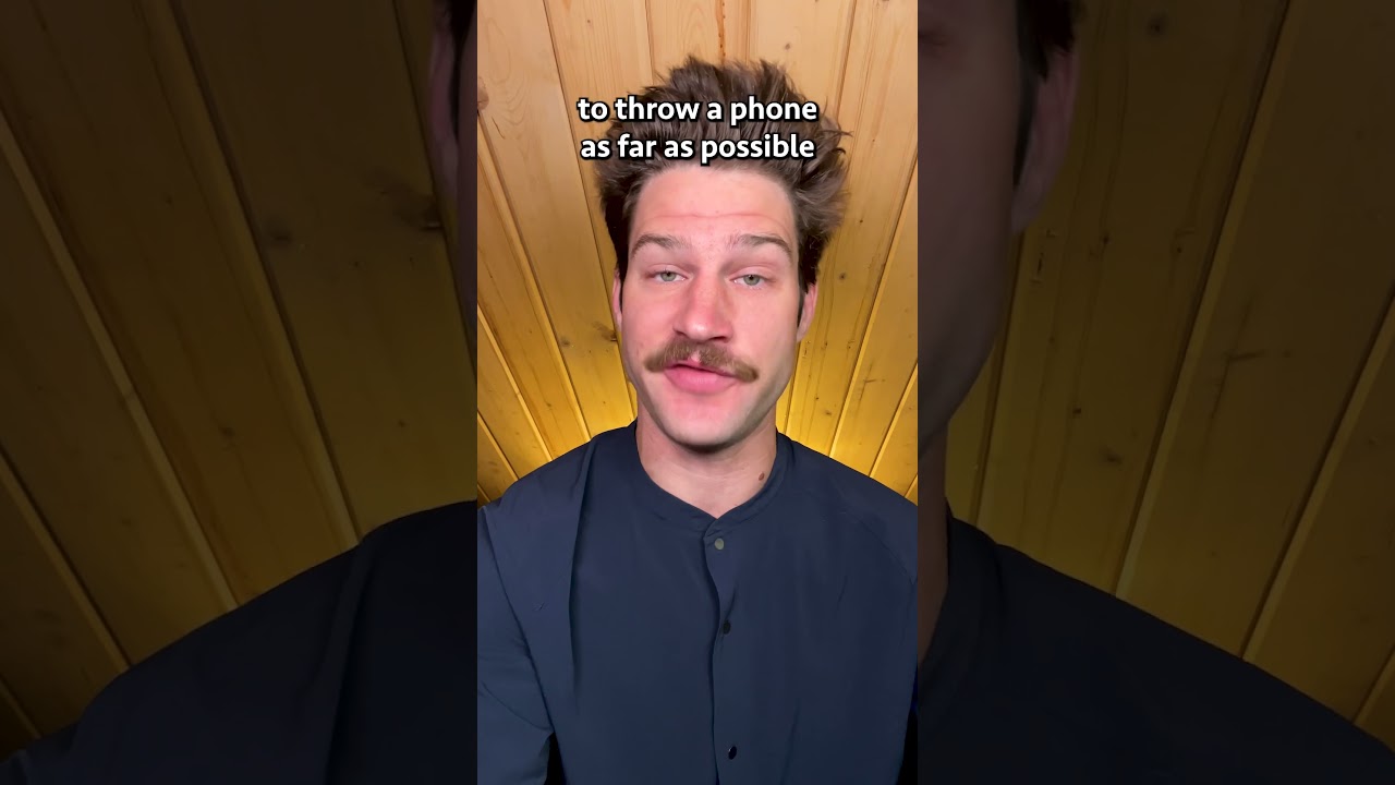 Mobile Phone Throwing Is A Real Sport 