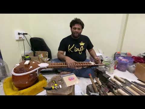 How to apply main string and taraf strings to sitar