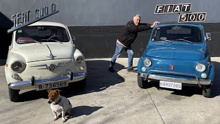 This week I’m comparing the 1969 FIAT 500L with the 1969 SEAT 600 D