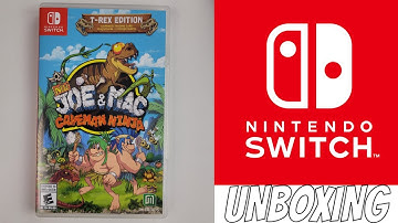 NEW JOE AND MAC CAVEMAN NINJA GAME UNBOXING