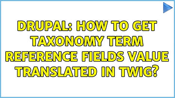 Drupal: How to get taxonomy term reference fields value translated in twig?