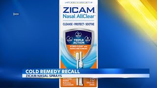 Health alert: Zicam nasal spray recalled in Hawaii for contamination