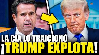 La CIA se le VOLTEA a Trump y filtra el PLAN SECRETO que lo deja COMPLETAMENTE ACORRALADO