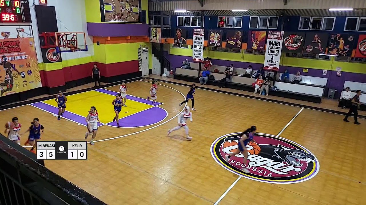 LIVE COUGAR SPORT FESTIVAL 2026| INDONESIA MUDA BEKASI VS KELLY BASKETBALL