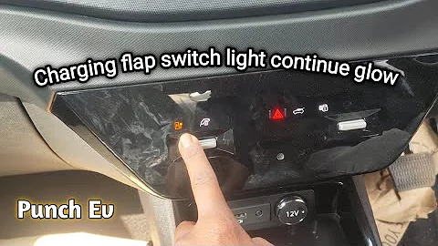TaTa Punch EV Charging flap lock problem||Charging flap open light continue glow||#duggu_mechanical