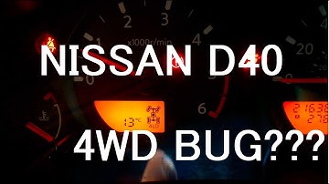 Avoid this Nissan Navara D40 Common 4WD/4x4 Mistake!!!