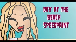 Total Drama OC Speedpaint: Day At the Beach