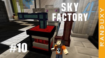 SkyFactory 4 - Ep.10 - Lava Gen, “Cyclic” Fluid / Power pipes and Auto Clicker.