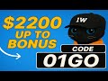 1WIN Promo Code - "01GO" for GET UP TO $2200 BONUS (Code Review)