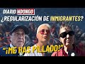 Arduo debate en plena calle entre ndongo y gente que apoya la inmigracin