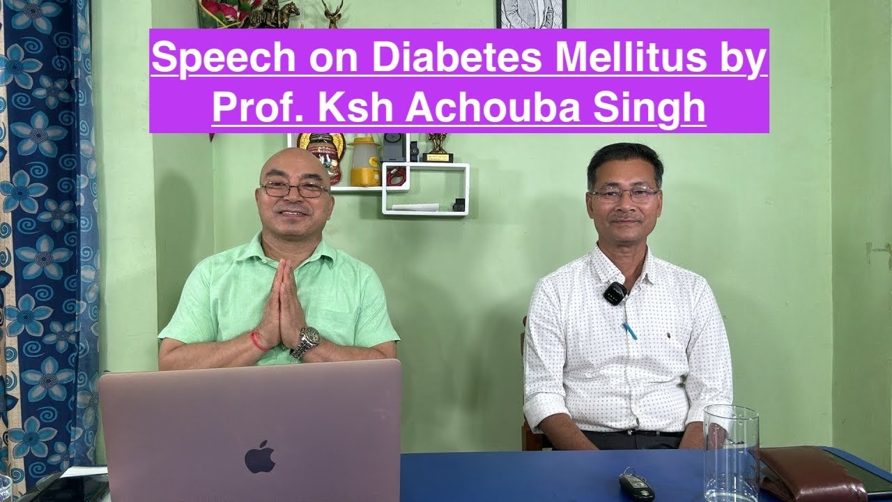 Diabetes Treatment: Prof. Ksh. Achouba Singh, Head Department of Endocrinology-JNIMS-25-August-2024.