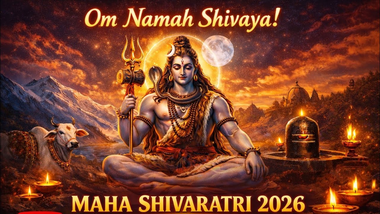 🌙 Om Namah Shivaya | Maha Shivaratri 2026 Devotional Shiva Bhajan for Prayer & Meditation