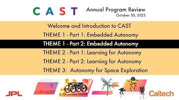 2023 CAST Annual Program Review: Theme 1, Part 2 - Embedded Autonomy - 10/30/23