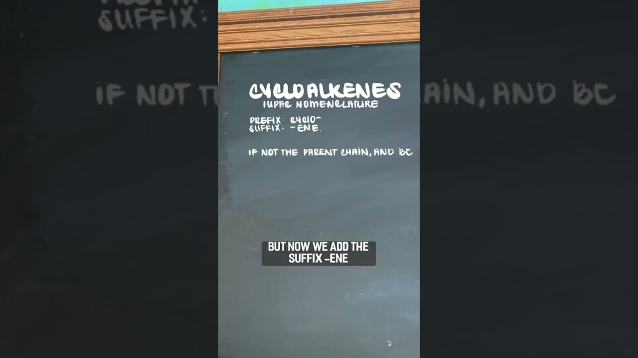 Introduction to Cycloalkenes IUPAC Naming - Organic Chemistry 