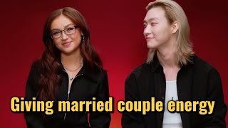 Anna Cathcart and Sang Heon Lee Acting like an Old Married Couple 