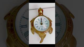 Vintage Turtle Clock — Unique Home Décor Piece | Antique Style Table Clock