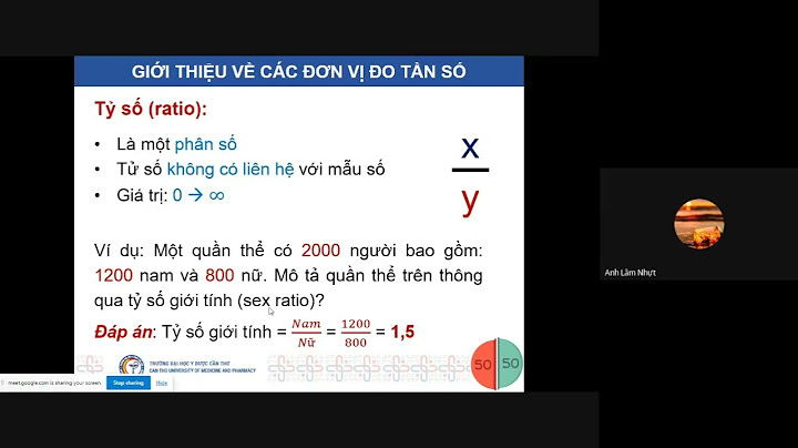 Bài tập các số đo dịch tễ học năm 2024